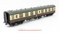 7P-001-203 Dapol Lionheart BR MK1 SK Corridor Second Coach number W24164 in BR WR Chocolate & Cream livery